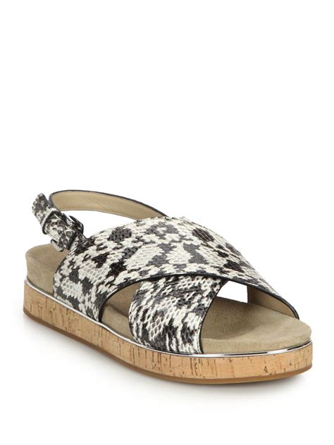 flat shoes michael kors women's|michael kors snakeskin flats.